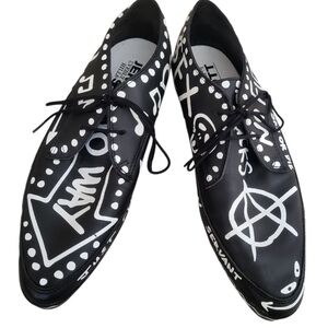 Adidas Jeremy Scott Black and White  Sneakers/Loafers - Size 8